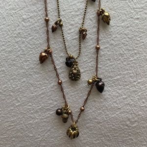 Gold & rose gold necklace